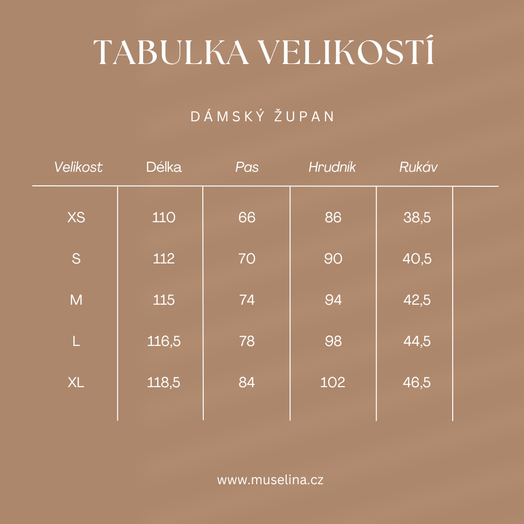 Brown Minimalist Size Chart Instagram Post